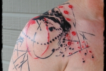 tattoo abstrait